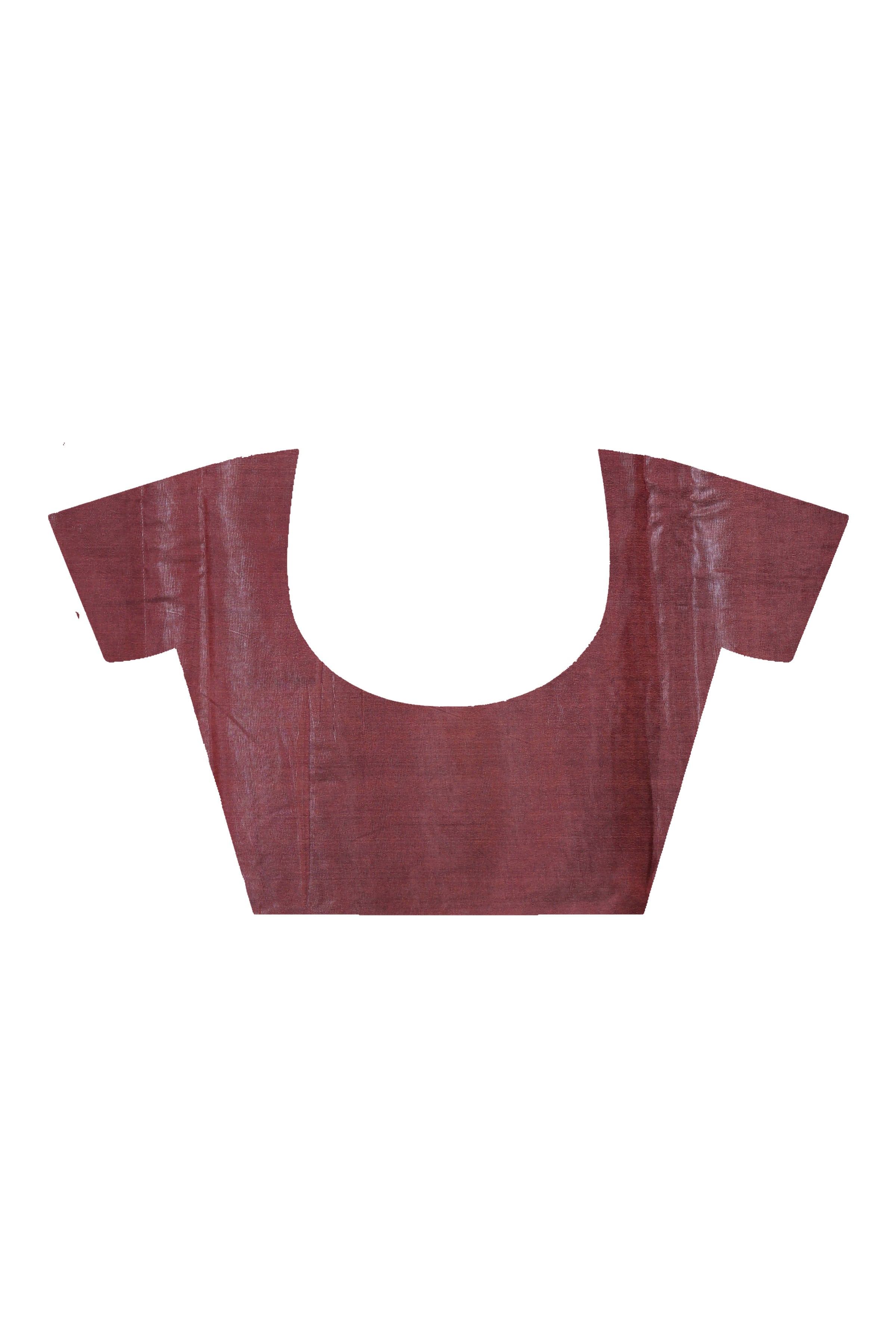 Maroon Color Bangalore Silk White Color Thread Work Kantha Stitch Saree