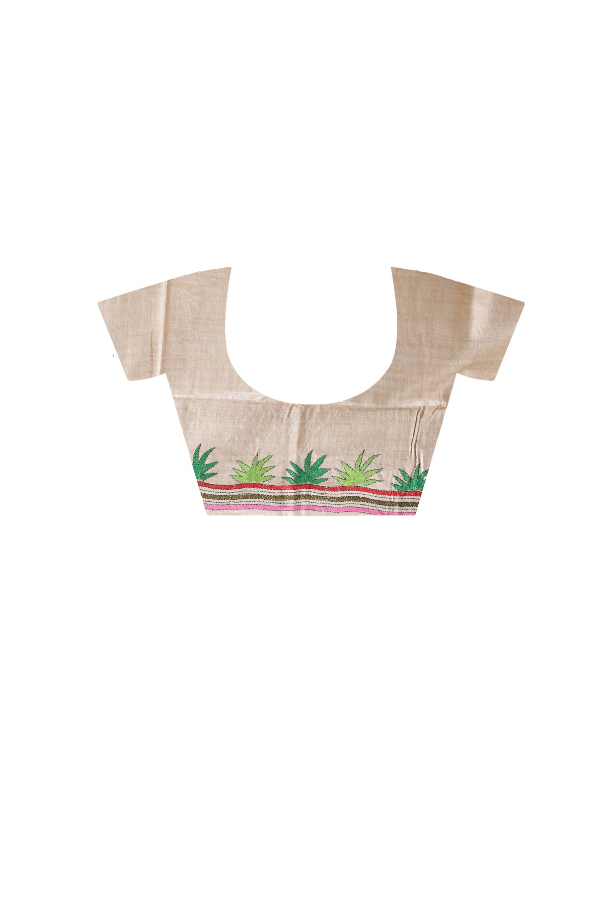 Pure Gachi Tussar Kantha Stitch Saree SN2631406
